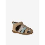 Chaussures premiers pas b�b� scratchs lot beige