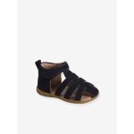 Chaussures premiers pas b�b� scratchs marine