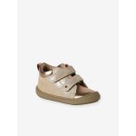 Chaussures premiers pas b�b� scratchs or