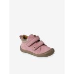 Chaussures premiers pas b�b� scratchs rose