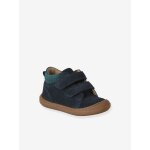 Chaussures premiers pas b�b� velcro bleu oc�an