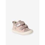 Chaussures premiers pas b�b� velcro rose