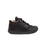 Chaussures premiers pas en cuir cocoon noir -