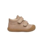 Chaussures premiers pas en cuir cocoon vl beige - marron