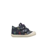 Chaussures premiers pas en cuir cocoon vl marine -