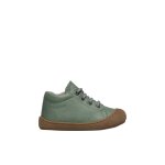 Chaussures premiers pas en cuir doubls en laine cocoon sage -