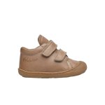 Chaussures premiers pas en cuir doubls en laine cocoon vl gris tourterelle -