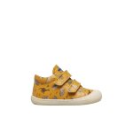 Chaussures premiers pas en cuir avec imprimé dinosaures cocoon vl citrouille - Chaussures premiers pas en cuir avec imprimé dinosaures cocoon vl citrouille -