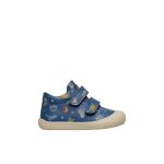 Chaussures premiers pas en cuir avec imprim dinosaures cocoon vl marine