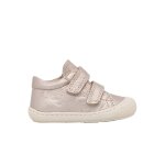 Chaussures premiers pas en cuir lam� cocoon vl rose clair -