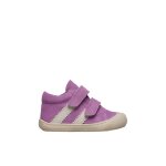 Chaussures premiers pas en cuir et sude macks 2 vl fuchsia