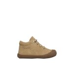 Chaussures premiers pas en su�de cocoon beige - platin -
