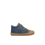 Chaussures premiers pas en sude cocoon marine -