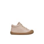 Chaussures premiers pas en su�de cocoon rose -