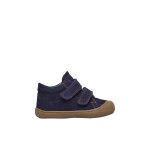 Chaussures premiers pas en suède cocoon vl bleu marine - rouge - Chaussures premiers pas en suède cocoon vl bleu marine - rouge -