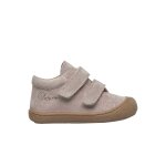 Chaussures premiers pas en sude cocoon vl rose -