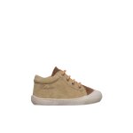 Chaussures premiers pas en sude avec fermeture clair cocoon zip beige