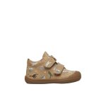 Chaussures premiers pas en sude avec imprim dinosaures cocoon vl beige