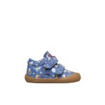 Chaussures premiers pas en sude avec imprim dinosaures cocoon vl bleu -