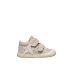 Chaussures premiers pas en su�de kolde vl beige - platine