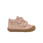 Chaussures premiers pas en su�de paillet� cocoon vl rose antique