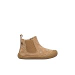 Chaussures premiers pas premier pas en su�de sally embr. daisies beige - cognac -