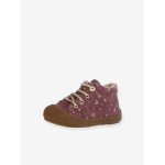 Chaussures premiers pas en su�de violet