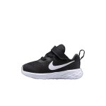 Chaussure de sport revolution 6 confort et maintien junior noir / gris fum� fonc� / blanc