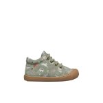 Chaussures en su�de cocoon vert olive -