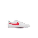 Chaussure de tennis en cuir court legacy confort l�ger junior white / team red / bright crim