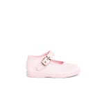 Chaussures en toile avec fermeture � boucle rose