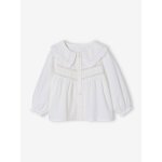 Chemise b�b� en popeline blanc