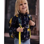 Chemise � carreaux b�b� gar�on en toile de coton fermeture boutonn�e bleu
