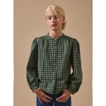 Chemise � carreaux fille carreaux vert