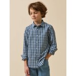 Chemise � carreaux gar�on carreaux bleu / vert