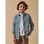 Chemise � carreaux gar�on carreaux vert