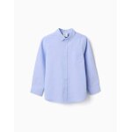 Chemise en coton bleu clair