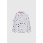 Chemise enfant popeline imprim�e multicolore