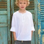Chemise Été cérémonie bohème robinson blanc Chemise Été cérémonie bohème robinson blanc