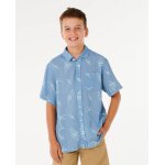 Chemise eternal shred manches courtes gar�on denim d�lav�