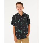Chemise eternal shred manches courtes gar�on noir d�lav�