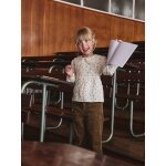 Chemise fille gaze de coton col brod� �cru