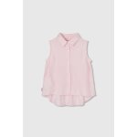 Chemise fille rose