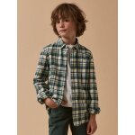 Chemise flanelis�e � carreaux gar�on carreaux vert