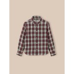 Chemise flanelise garon carreaux ecossais rouge