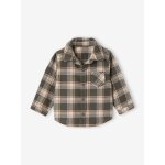 Chemise flanelle b�b� � carreaux kaki