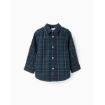 Chemise en flanelle � carreaux brothers & sisters vert fonc�