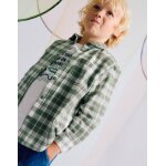 Chemise en flanelle  carreaux vert