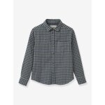 Chemise flanellis�e � carreaux gar�on vert
