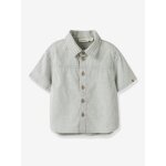 Chemise gar�on lil' atelier mini manches courtes �cru